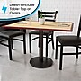Flash Furniture 18'' Round Restaurant Table Base With 3'' Dia. Table Height Column, Black (XUTR18)~#|#~sp177393551_sc7