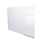 Ghent Aria Low Profile Glass Whiteboard, 4'H x 8'W, White (ARIASN48WH)~#|#~sp17741166_sc7