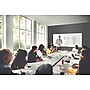 Ghent Harmony Glass Whiteboard with Radius Corners, 4'H x 6'W (HMYRN46WH)~#|#~sp17741330_sc7