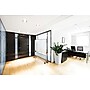 Ghent Nexus IdeaWall 76"H x 76"W Mobile 2-Sided Porcelain Magnetic Whiteboard (NEX206MW-FR)~#|#~sp17741410_sc7