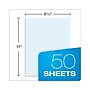 Ampad Graph Writing Pad 8-1/2x11", Quad Ruling Graph Paper, 8 Squares/Inch, White, 50 Sheets/Pad~#|#~sp177517563_sc7