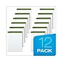 Ampad Earthwise Notepads, 8.5" x 11.75", Wide Ruled, White, 50 Sheets/Pad, 12 Pads/Pack (TOP 20-172R)~#|#~sp177517723_sc7