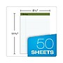 Ampad Earthwise Notepads, 8.5" x 11.75", Wide Ruled, White, 50 Sheets/Pad, 12 Pads/Pack (TOP 20-172R)~#|#~sp177517724_sc7