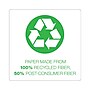 Ampad Earthwise Notepads, 8.5" x 11.75", Wide Ruled, White, 50 Sheets/Pad, 12 Pads/Pack (TOP 20-172R)~#|#~sp177517732_sc7