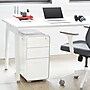 Poppin White Slim Stow 3-Drawer Vertical File Cabinet, White (104667)~#|#~sp17784609_sc7