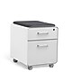 Poppin Stow 2-Drawer Mobile Vertical File Cabinet, Letter/Legal Size, Lockable, 21.5"H x 15.75"W x 20"D, Light Gray (104732)~#|#~sp17784619_sc7