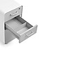 Poppin White + Light Gray Slim Stow 3-Drawer vertical File Cabinet, Light Gray (104668)~#|#~sp17784624_sc7