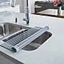 Better Houseware Over-the-Sink Roll-up Silicone Coated-Steel Drying Rack, Gray (1434)~#|#~sp179186115_sc7
