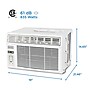 Black & Decker 10000 BTU Window Air Conditioner with Remote, White (WACBD10WT6)~#|#~sp179708842_sc7