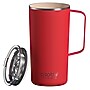 ASOBU Stainless Steel Double Wall Insulated Travel Mug, 20 oz., Red (ADNANASM90R)~#|#~sp181348373_sc7