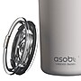 ASOBU Stainless Steel Double Wall Insulated Travel Mug, 20 oz., White (ADNANASM90W)~#|#~sp181348378_sc7