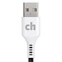 cellhelmet Charge and Sync USB-C to USB-A Round Cable, 3' (CABLE-C-A-3-R-G)~#|#~sp182063450_sc7