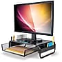 Allsop Metal Art 5 Organizer Monitor Stand, Up to 32" Monitor, Black (32166)~#|#~sp187221262_sc7