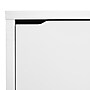 Baxton Studio Simms 3-Door Shoe Storage Cabinet, White (99-4514-HiT)~#|#~sp190299527_sc7