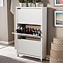 Baxton Studio Simms 3-Door Shoe Storage Cabinet, White (99-4514-HiT)~#|#~sp190299529_sc7