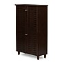 Baxton Studio Winda 4-Door Shoe Storage Cabinet, Dark Brown (118-6515-HiT)~#|#~sp190300126_sc7