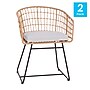 Flash Furniture Devon Indoor/Outdoor Patio Boho Chairs, Light Gray Cushions, 2 Pack (TWVN01515NATLGY)~#|#~sp190527585_sc7