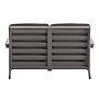 Flash Furniture Charlestown Adirondack Style Patio Loveseat with Cushions, Gray/Gray (JJC14022GY)~#|#~sp190530604_sc7