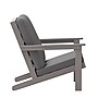 Flash Furniture Charlestown Adirondack Style Patio Loveseat with Cushions, Gray/Gray (JJC14022GY)~#|#~sp190530606_sc7