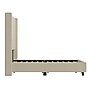 Flash Furniture Quinn Beige Upholstered Platform Bed with Headboard, Full (YK1077BEIGEF)~#|#~sp190705399_sc7