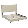 Flash Furniture Quinn Beige Upholstered Platform Bed with Headboard, King (YK1077BEIGEK)~#|#~sp190705465_sc7