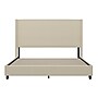 Flash Furniture Quinn Beige Upholstered Platform Bed with Headboard, King (YK1077BEIGEK)~#|#~sp190705474_sc7