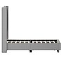 Flash Furniture Quinn Gray Upholstered Platform Bed with Headboard, Full (YK1077GYF)~#|#~sp190705653_sc7