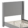 Flash Furniture Quinn Gray Upholstered Platform Bed with Headboard, Full (YK1077GYF)~#|#~sp190705658_sc7