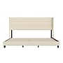 Flash Furniture Hollis Beige Upholstered Platform Bed with Headboard, King (YK1078BEIGEK)~#|#~sp190706059_sc7