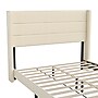 Flash Furniture Hollis Beige Upholstered Platform Bed with Headboard, Queen (YK1078BEIGEQ)~#|#~sp190706118_sc7