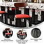 Flash Furniture Wright Transitional Steel Boomerang Back Barstool, Black/Walnut/Red (XUDG6V6RDVWAL)~#|#~sp191790210_sc7