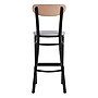 Flash Furniture Wright Transitional Steel Boomerang Back Barstool, Black/Natural Birch/Gray (XUDG6V6GYVNAT)~#|#~sp191790337_sc7
