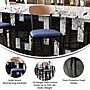 Flash Furniture Wright Transitional Metal Boomerang Back Commercial Barstools, Black/Birch/Blue, 2-Pieces/Pack (2XUDG6V6BLVNAT)~#|#~sp191791401_sc7