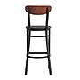 Flash Furniture Wright Transitional Metal Boomerang Back Commercial Barstools, Black/Walnut, 2-Pieces/Pack (2XUDG6V6BVWAL)~#|#~sp191793923_sc7