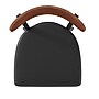 Flash Furniture Wright Transitional Metal Boomerang Back Commercial Barstools, Black/Walnut, 2-Pieces/Pack (2XUDG6V6BVWAL)~#|#~sp191793926_sc7