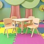 Flash Furniture Emmy Rectangular Activity Table Set, 21.875" x 26.625", Height Adjustable, Natural (YU09834RECTBLNA)~#|#~sp192323158_sc7