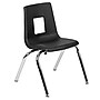 Flash Furniture Emmy 60" Round Activity Table Set, Height Adjustable, Oak/Black (XUG14CHA60HCOTP)~#|#~sp192324138_sc7
