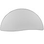 Flash Furniture Wren Half Circle Wave Activity Table, Height Adjustable, 47.5'', Gray (XUA48HCIRCGYTA)~#|#~sp192325682_sc7
