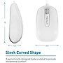 Macally Keyboard and Mouse Combo, White (MKEYECOMBO)~#|#~sp197678930_sc7