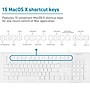 Macally Keyboard and Mouse Combo, White (MKEYECOMBO)~#|#~sp197678933_sc7