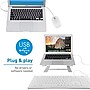 Macally Keyboard and Mouse Combo, White (MKEYECOMBO)~#|#~sp197678934_sc7