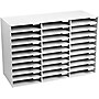 AdirOffice 30-Compartment Literature Organizer, 32" x 13", White (501-30-WHI)~#|#~F5551BBF-801D-4D00-B413F6473602E6C8_sc7