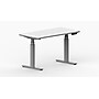 LifeFlo Ergonomics Height Adjustable Desk, 48" W x 24" D x 1 1/8" Thick, White (LFO-4824-E2-WH)~#|#~sp20168330_sc7