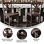 Flash Furniture Gwendolyn Rustic Solid Wood Designer Back Counter Height Stool, Gray Wash Walnut, 2 Pieces (ESSTBN124GY2)~#|#~sp202107408_sc7