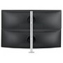 Atdec Adjustable Dual Stack Heavy Monitor Desk Mount for Flat/Curved Monitors up to 49", Silver (AWMS-2-LTH75-H-S)~#|#~sp203556632_sc7