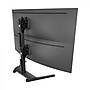 Atdec Adjustable Dual Monitor Mount, Up to 55" Monitor, Black (AWMS-2-BT75-FS-B)~#|#~sp203556644_sc7