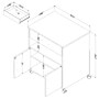 South Shore Axess Vertical Microwave Cart on Wheels, Pure Black (10013)~#|#~sp20458017_sc7