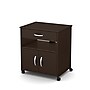 South Shore Axess Printer Cart on Wheels, Chocolate (9051691)~#|#~sp20458081_sc7