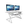 Rocelco 40"W Adjustable Standing Desk Converter, White (R DADRW-40)~#|#~sp206052407_sc7