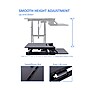 Rocelco 32"W Manual Adjustable Standing Desk Converter, Black (R VADRB)~#|#~sp206052656_sc7